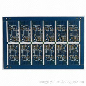 RoHS/UL Mark High-density Multi-layered PCB, 30U Gold Finger, 10 to 300V Tested Voltage